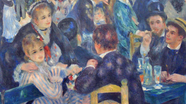 'Bal du moulin de la Galette' (detail; Pierre-Auguste Renoir), Orsay Museum, Paris