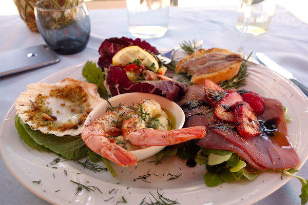 Antipasti di mare, Vernazza (Cinque Terre), Italy