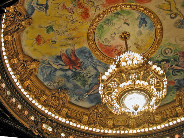 Chagall ceiling, Opéra Garnier, Paris, France