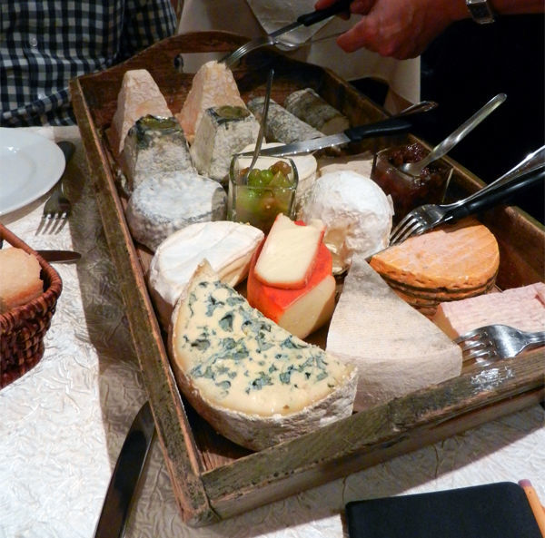 Cheese course, Loire Valley, France