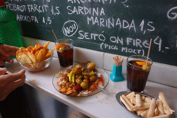 Tapas bar, Barcelona, Spain