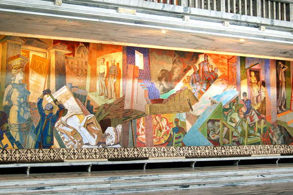 Mural of the Occupation, City Hall, Oslo