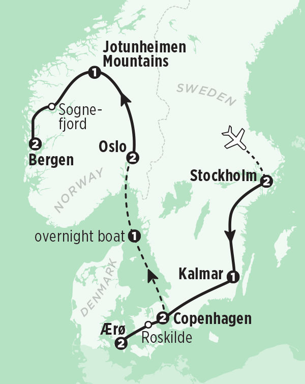 tour de scandinavia rute