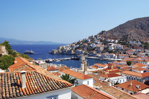 Harbor, Hydra, Greece