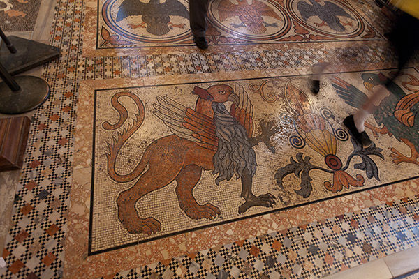 Mosaic floor, St. Mark's Basilica, Venice, Italy