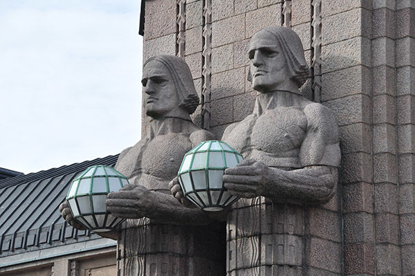 Main train station, Helsinki, Finland