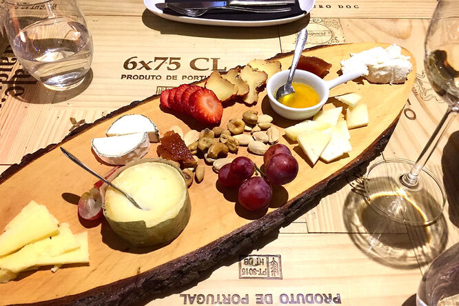 Wine bar snacks, Lisbon, Portugal