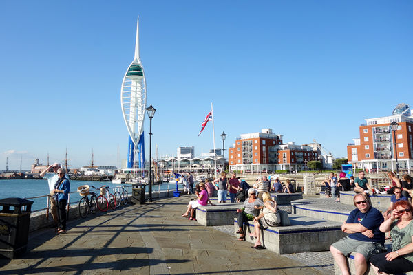 Waterfront and Spinnaker Tower, Portsmouth, England