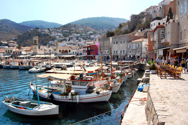 Harbor, Hydra, Greece