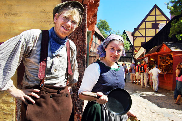 Den Gamle By open-air folk museum, Aarhus, Denmark