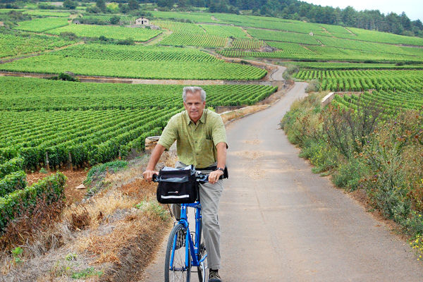 Biking in Burgundy, France