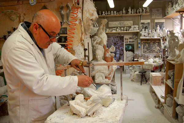 Alabaster shop, Volterra, Italy