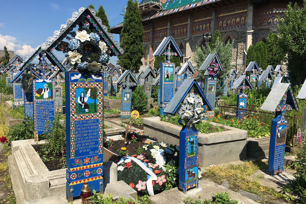 "Merry Cemetery," Maramureș, Romania