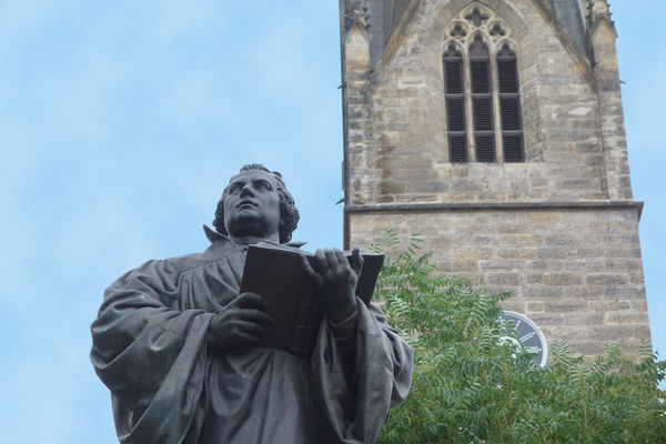 Statue of Martin Luther in Erfurt