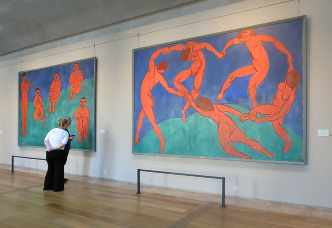Henri Matisse paintings on display at the Hermitage Museum, St. Petersburg