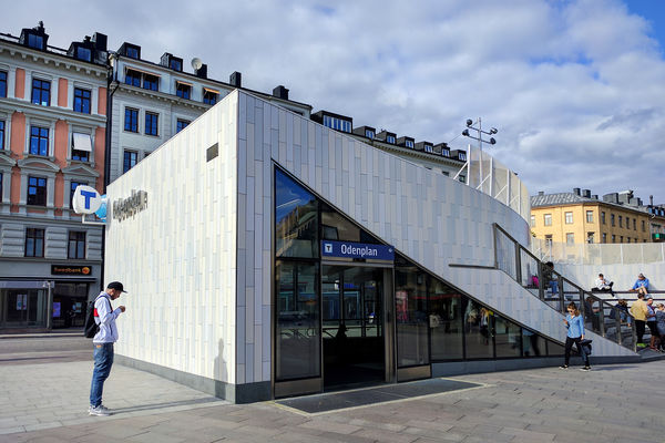 T-bana (subway) station, Stockholm, Sweden