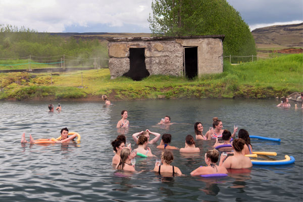 Secret Lagoon, Flúðir, Iceland