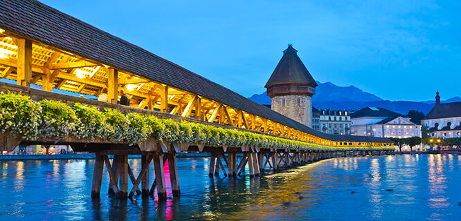 Chapel Bridge, Luzern, Switzerland