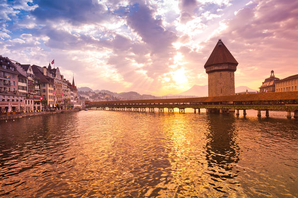 Chapel Bridge, Luzern, Switzerland