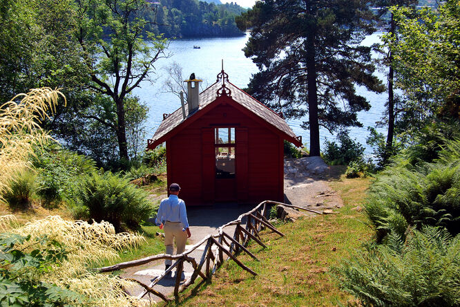 Edvard Grieg's composing hut at Troldhaugen, Bergen