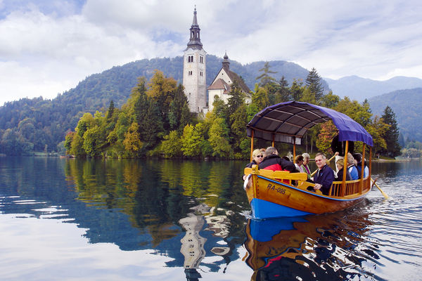 Pletna boat, Lake Bled