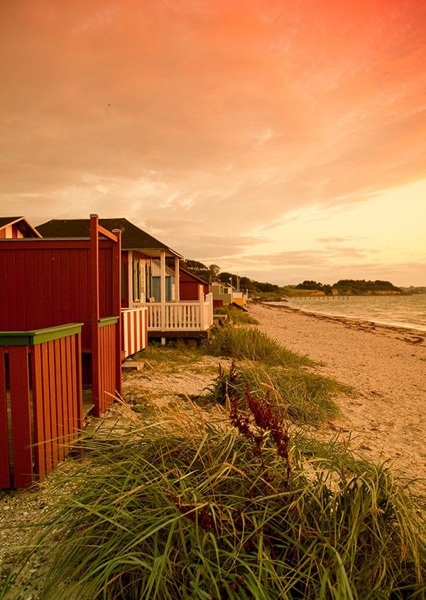 Urehoved Beach bungalows, Ærøskøbing, Denmark