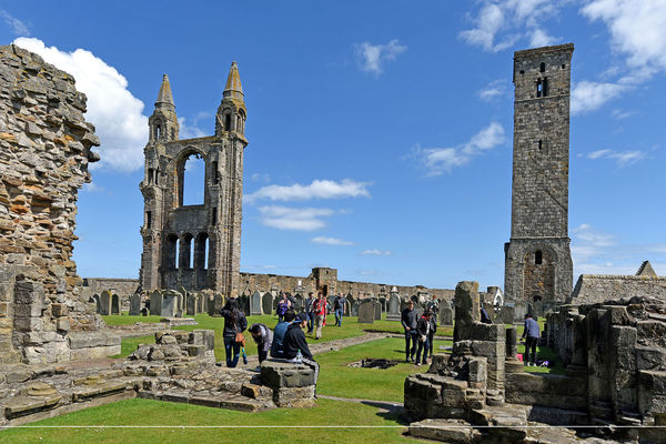 Cathedral ruins, St. Andrews, Scotland