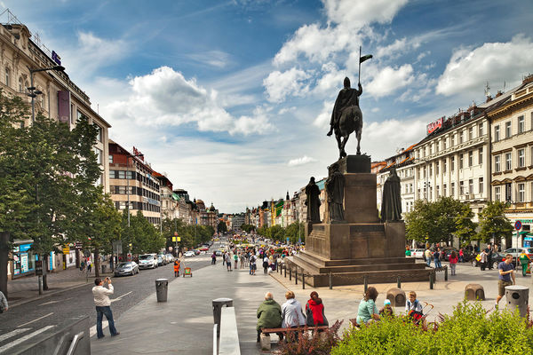 Wenceslas Square, Prague, Czech Republic
