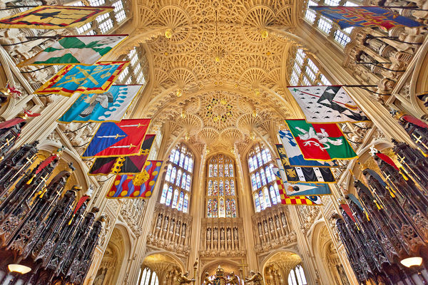 Ceiling of Westminster Abbey, London, England