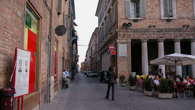 Backstreets of Urbino, Italy