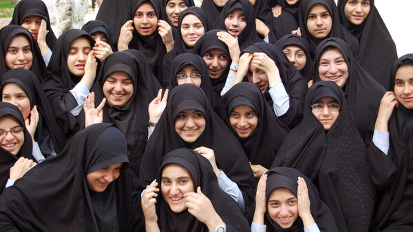 School girls in Iran