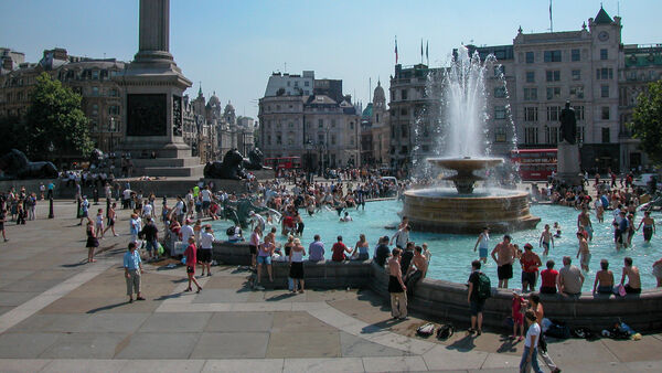 Trafalgar Fountain, London, England