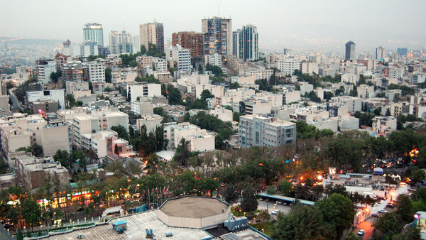 Skyline view of Tehran, Iran