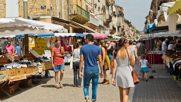 Market day, Sarlat-la-Canéda