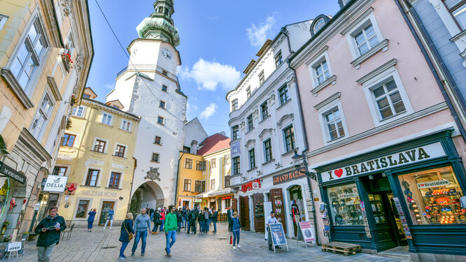Michalská Street and St. Michael's Gate, Bratislava