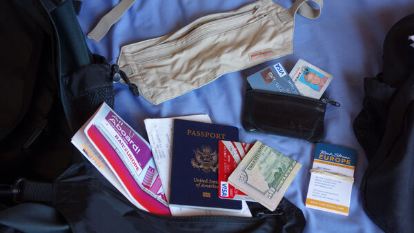 Assorted travel documents