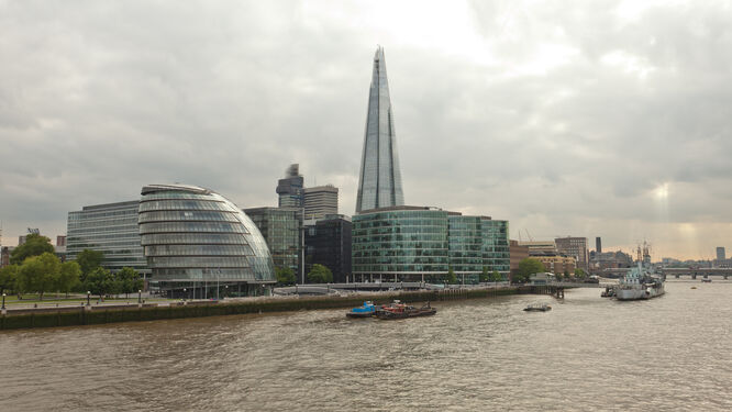 The Shard and City Hall, London