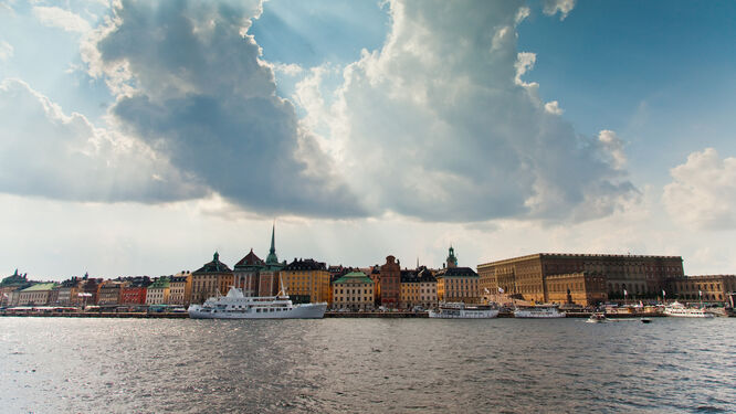 Harbor at Stockholm, Sweden