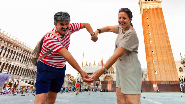 Couple on St. Mark's Square, Venice