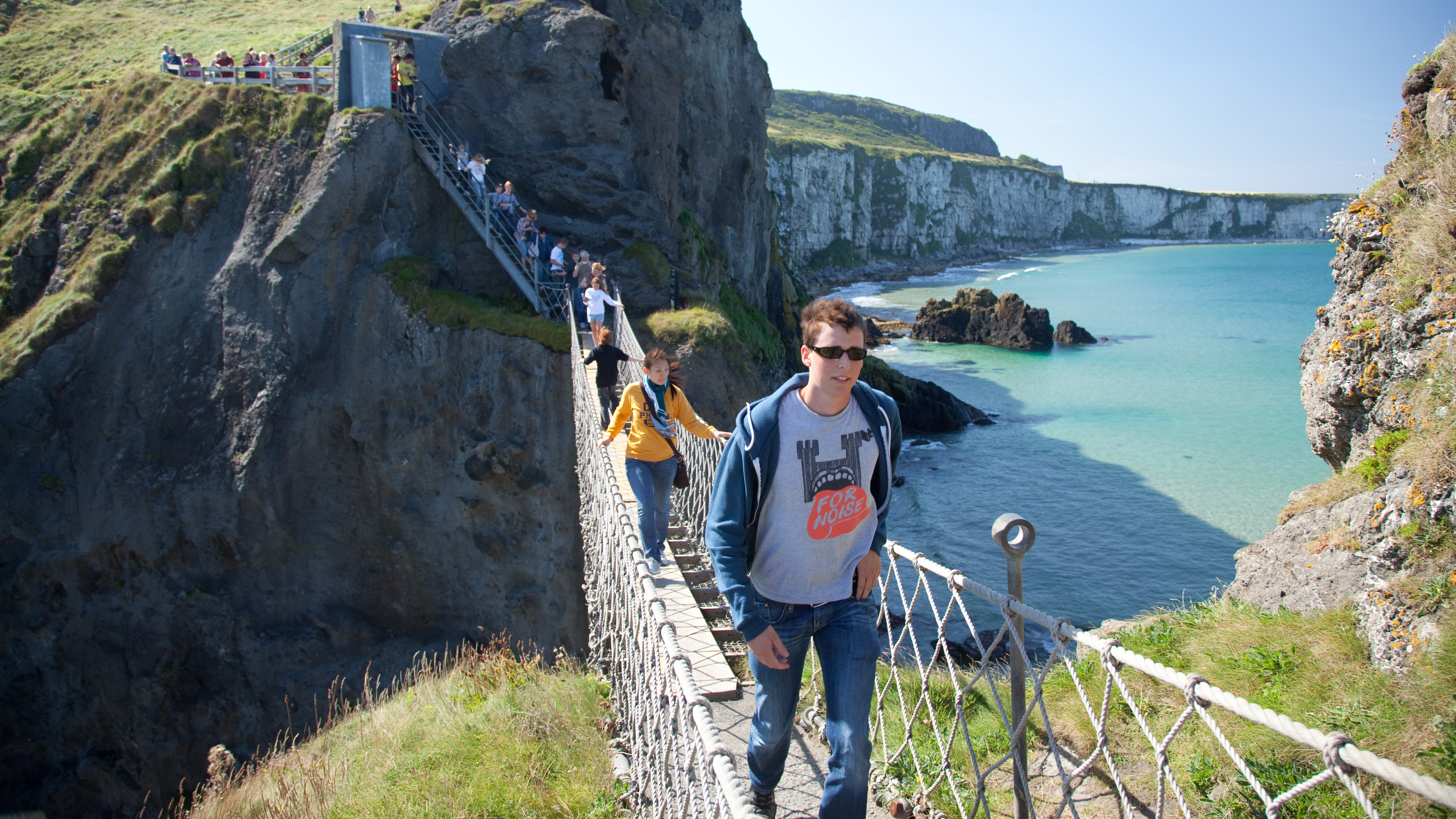 Carrick-a-Rede Rope Bridge - Causeway Coast Area Of Outstanding Natural  Beauty