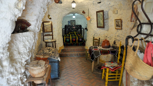 Cave in Sacromonte district, Granada, Spain