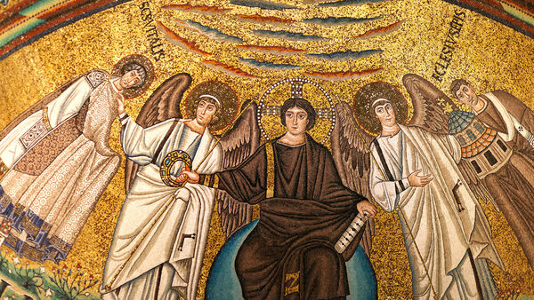 Ceiling mosaic, Basilica di San Vitale, Ravenna, Italy