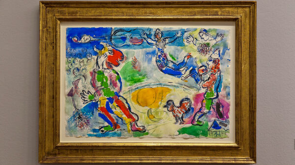 "Le Grand Cirque" painting by Marc Chagall