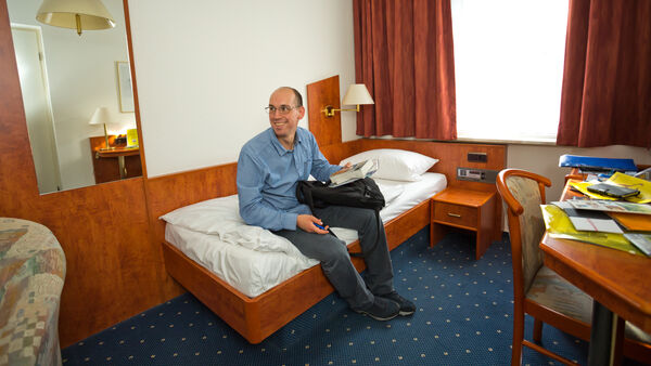 Budget hotel room, Denmark