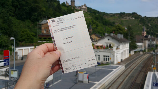 Deutsche Bahn rail ticket