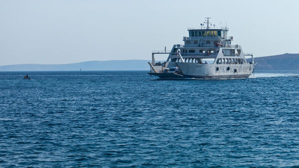 Kvarner Gulf ferry serving the island of Rab