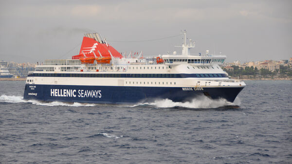 Car ferry, Port of Piraeus, Greece