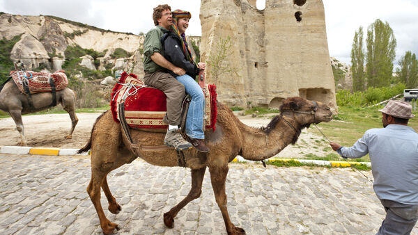 Camel ride, Cappadocia, Turkey