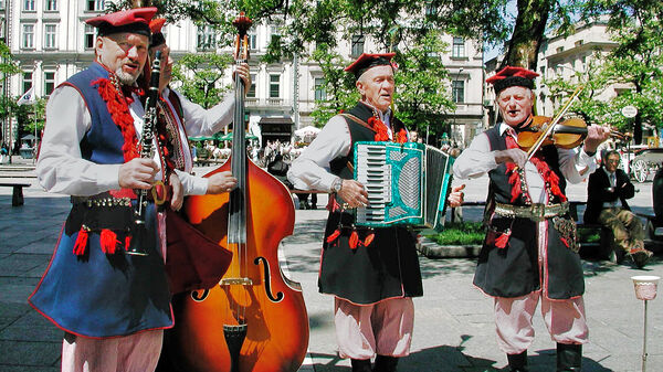 Street musicians, Kraków, Poland