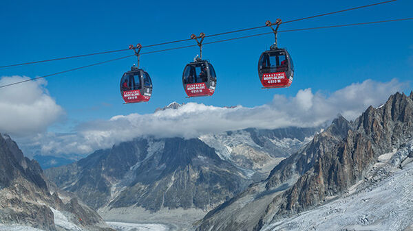 Mont Blanc gondolas